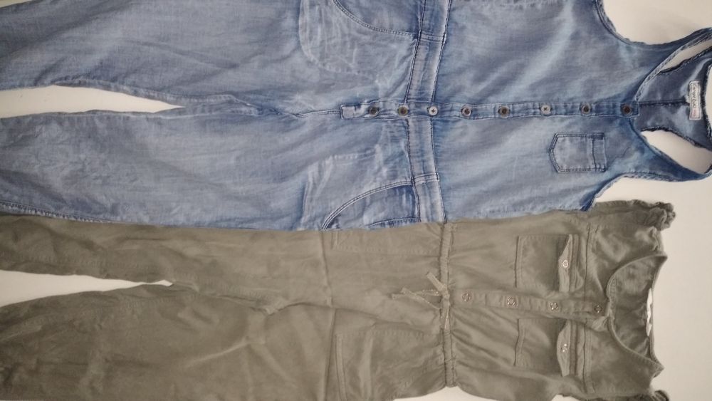 2 kombinezony r.128 H&M