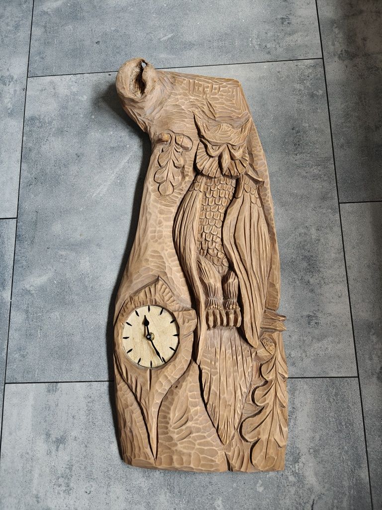 Płaskorzeźba zegar 70 x30