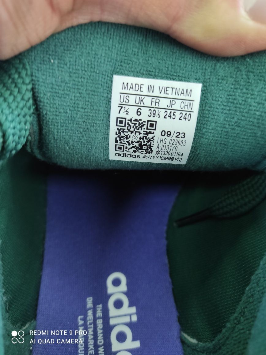 ОРИГІНАЛ 100% Кросівки Adidas Campus 00S Shoes Green ID3170 39