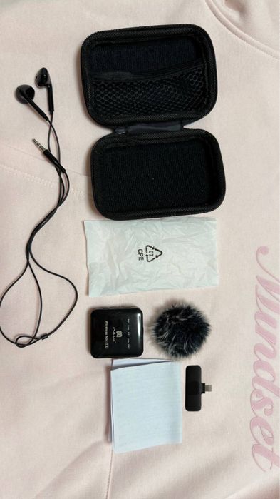 Бездротовий петличний мікрофон PULUZ PU645B iPhone Lightning