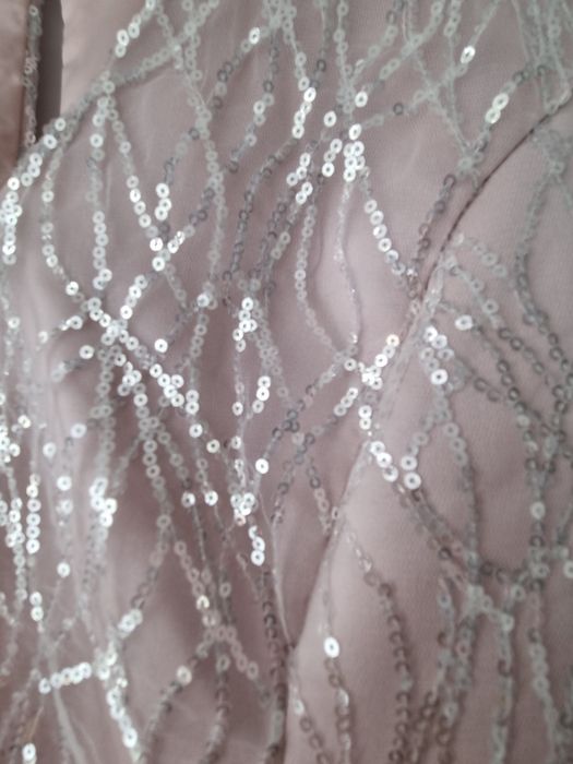 Sukienka wesele brudny roz rozmiar 40