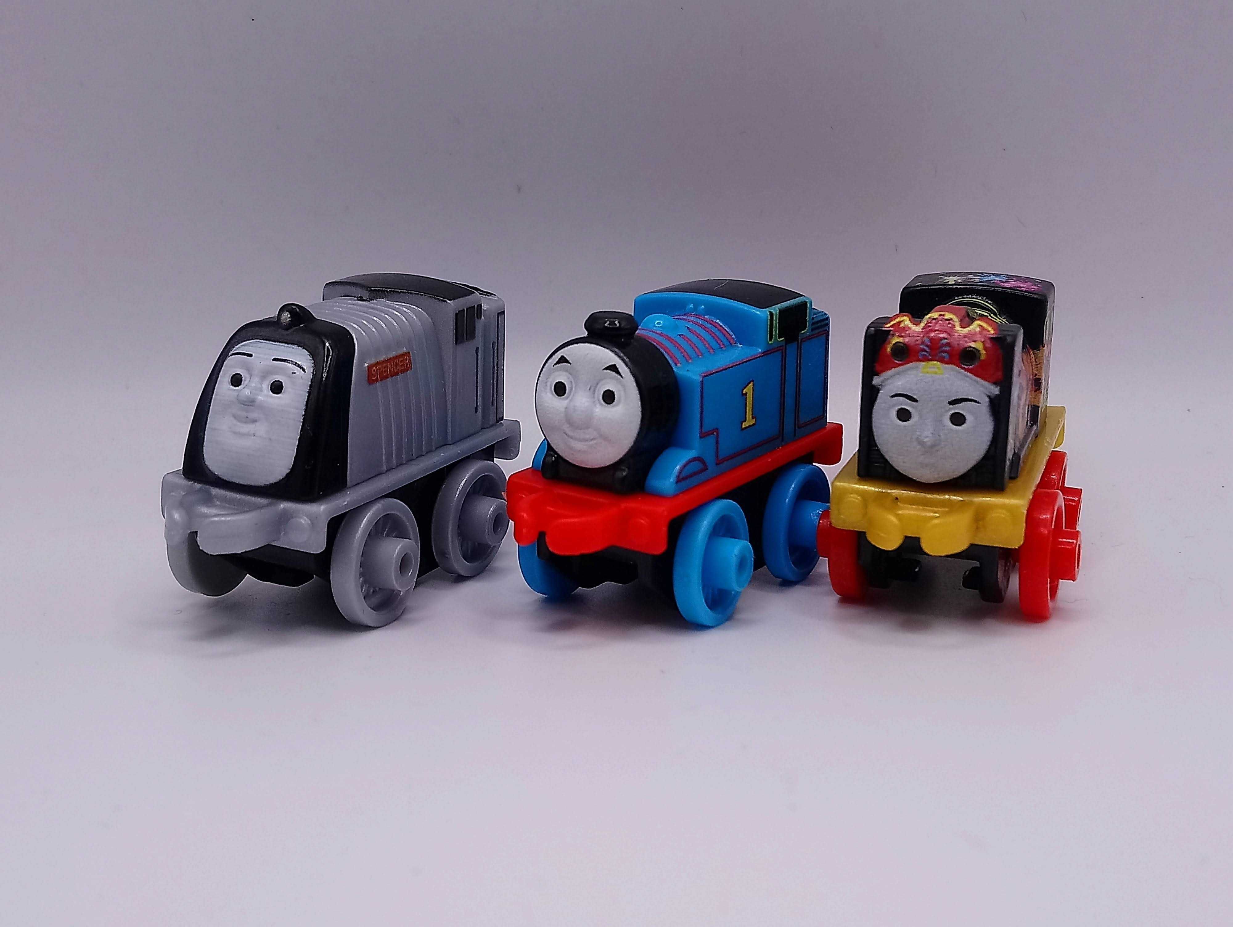 Zestaw 3 lokomotyw Tomek i przyjaciele Mattel K4#314