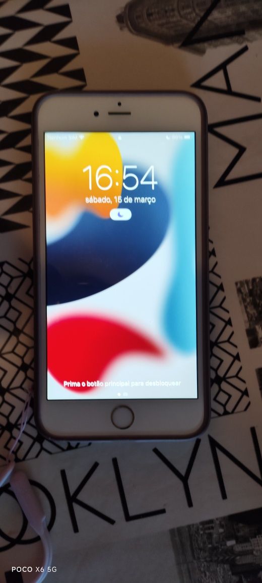 iPhone 6 s plus ecrã partido