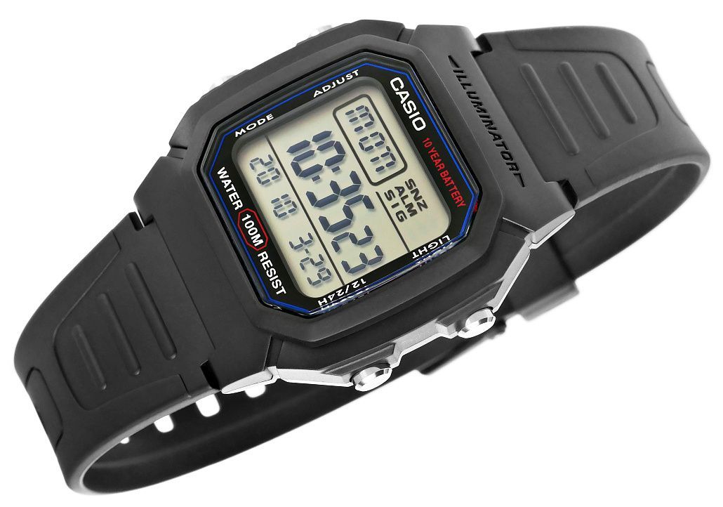 zegarek męski casio w-800h-1aves + box