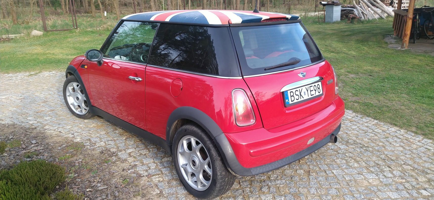 Mini Cooper r50 Chili red + komplet kół