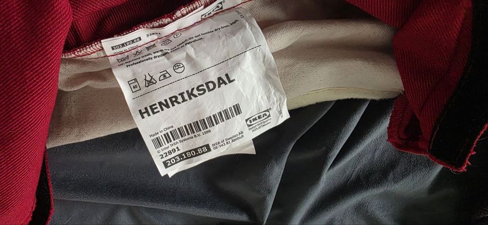 4 szt. krzesła Ikea Henriksdal + 14 pokrowców