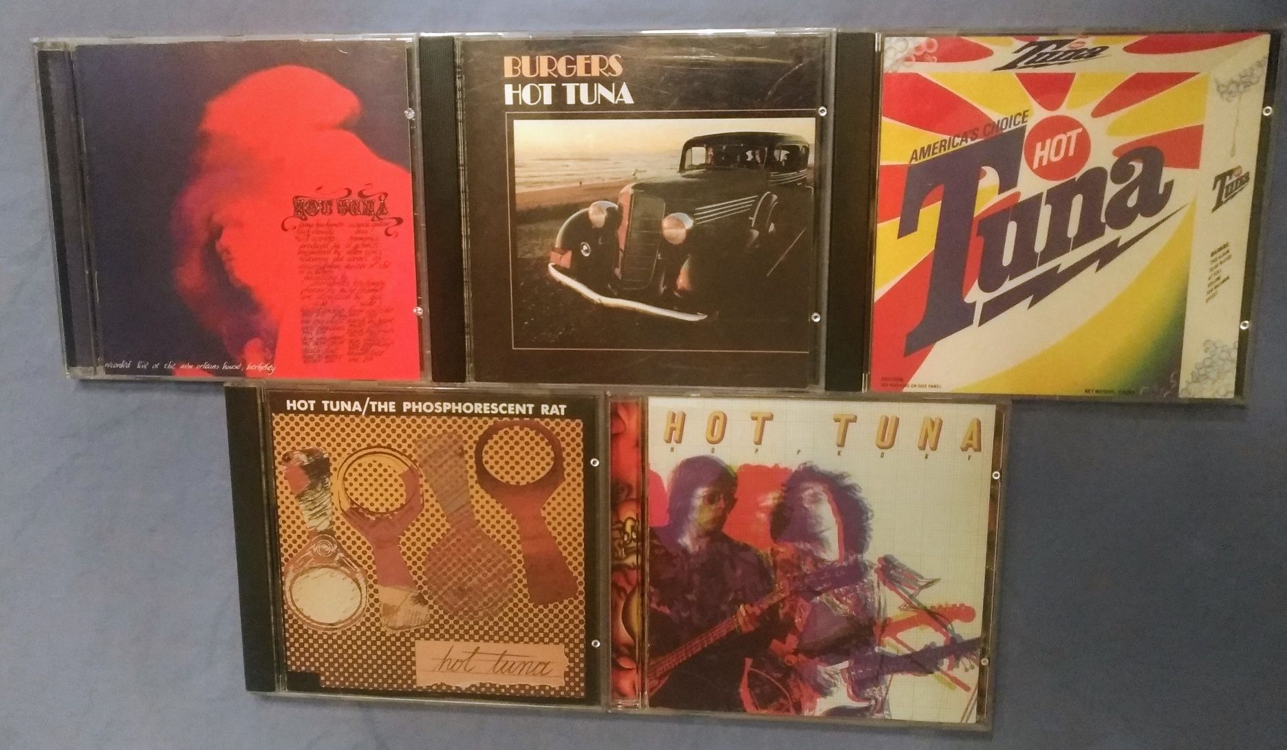 Hot Tuna Colecção 5 CDs.