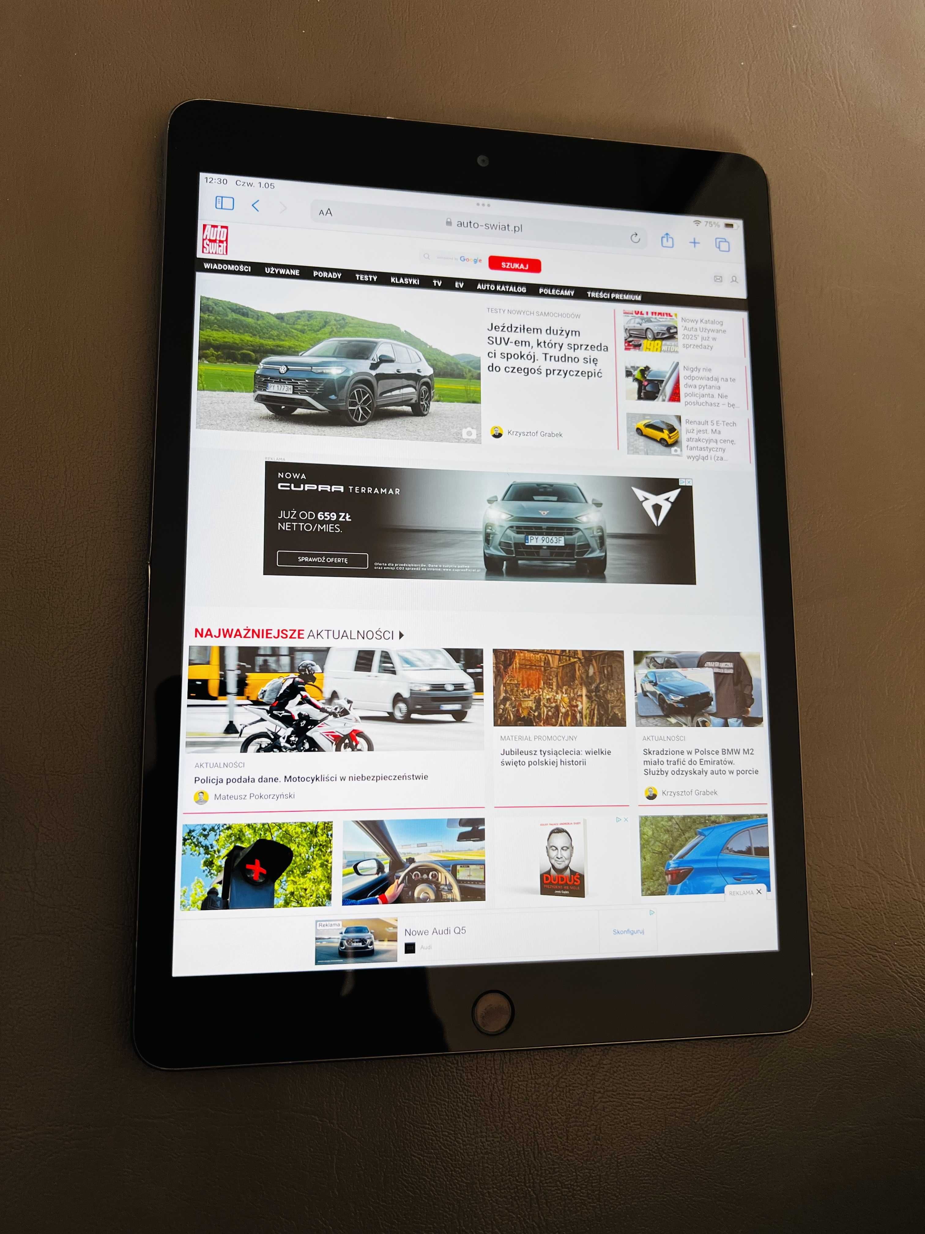 iPad 7 10,2" wifi 128GB szary BATERIA 91%