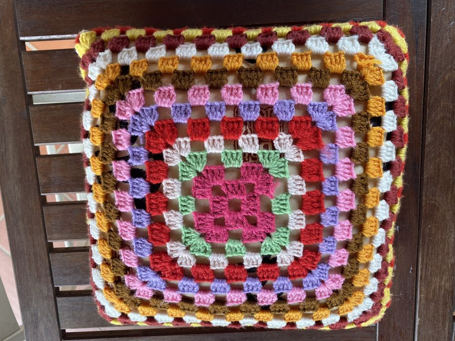 Almofadas em crochet, atesanais