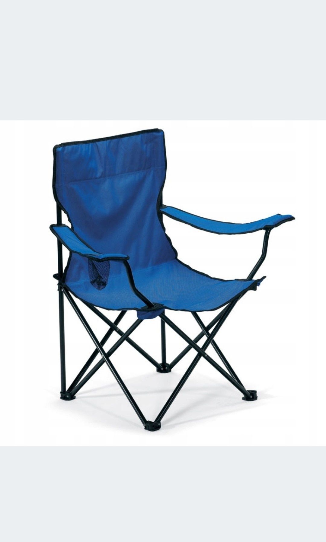 Fotel na ryby plażę Krzesło Turystyczne niebieskie