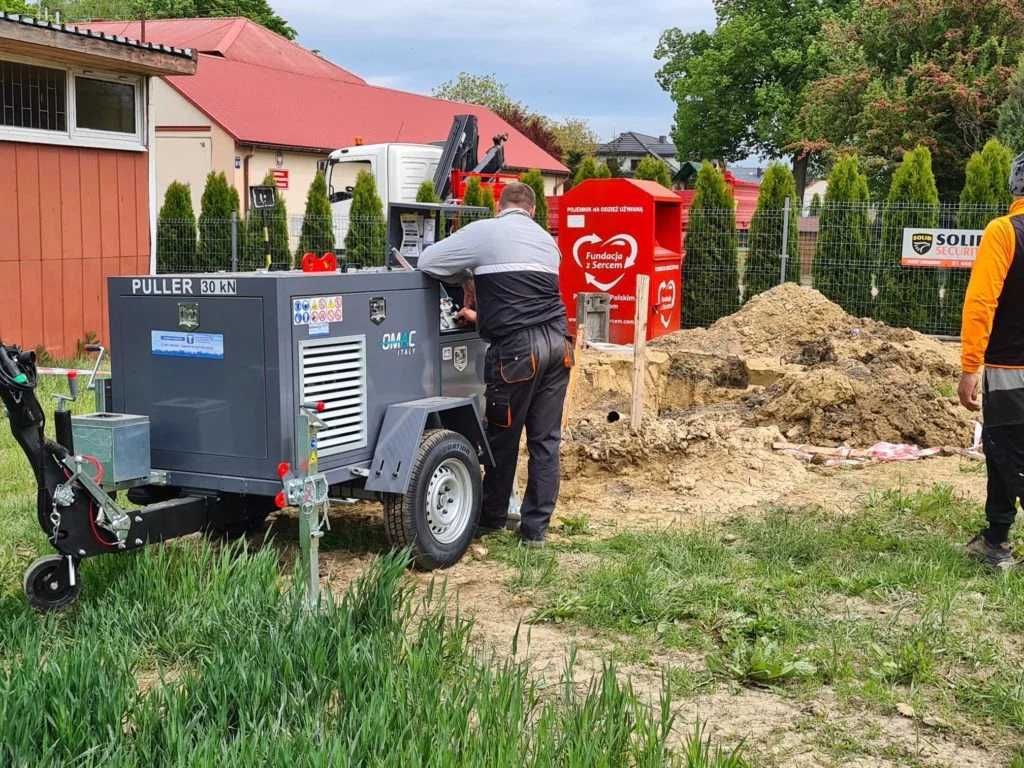 Wynajem wciągarki kablowej do kabli - WYPOŻYCZALNIA