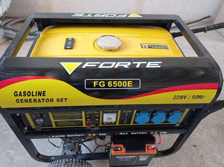 Генератор бензиновый Forte FG 6500 E