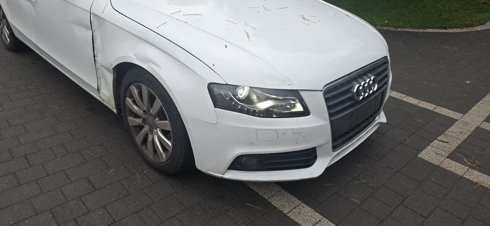 Przód Maska Lampy zderzak Audi A4 B8 07-12 rok LY9C