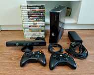Konsola Xbox 360 Slim 250 GB +pady +kinect +gry