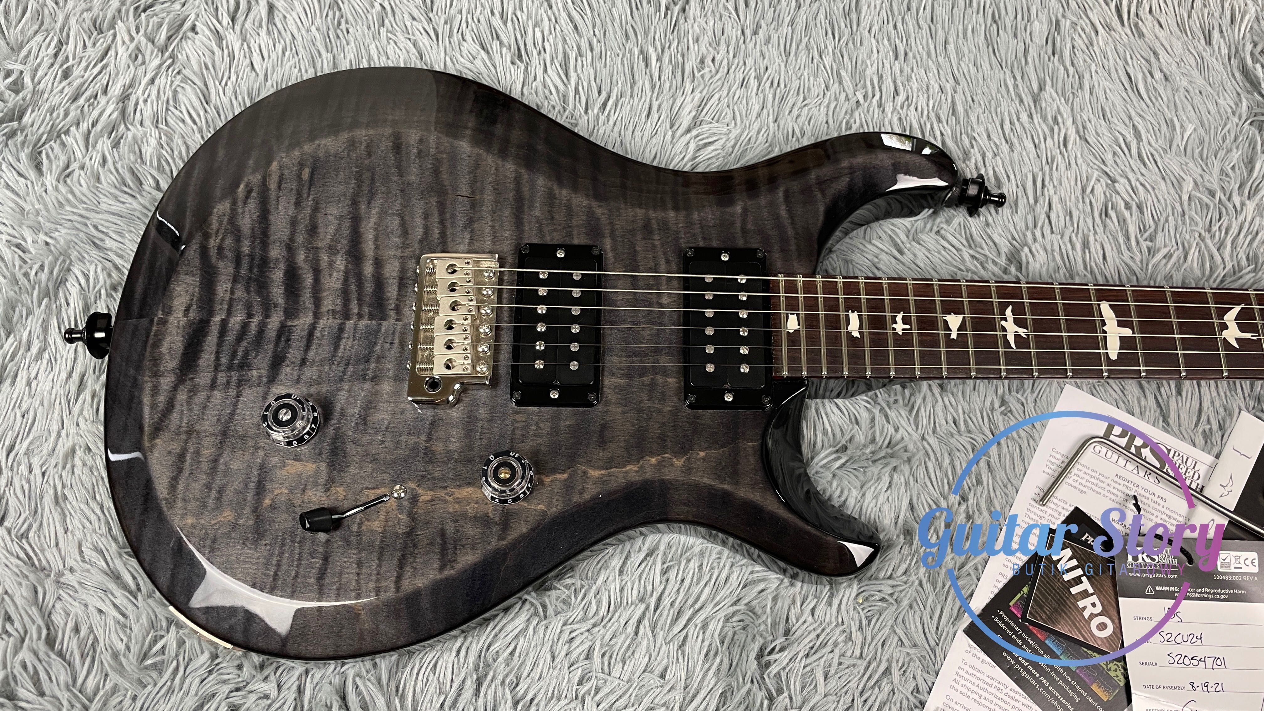 2021 PRS S2 Custom 24 Gray Black Burst | Pickupy USA