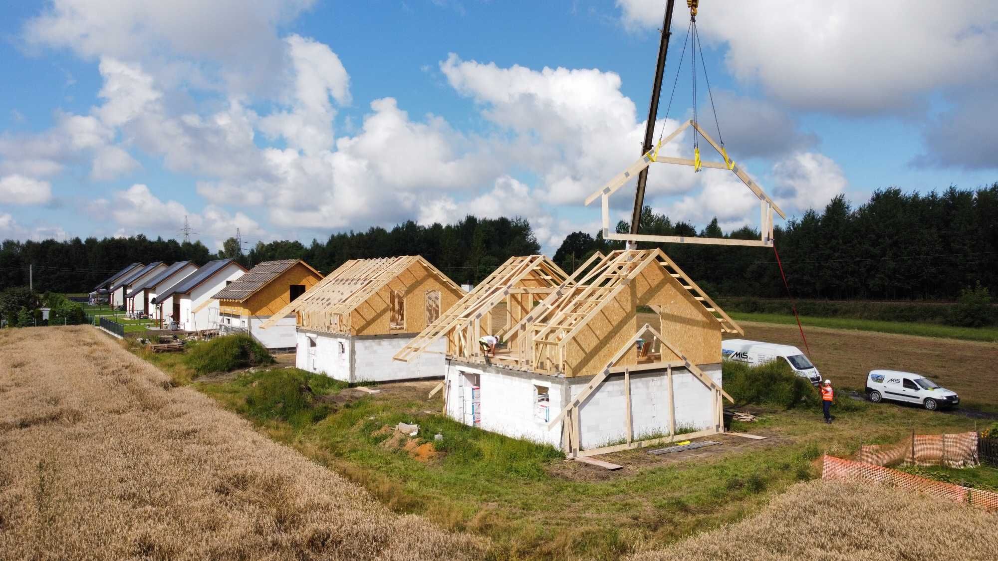 Wiązary dachowe więźby dachy nowoczesne