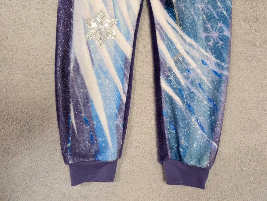 Jednoczęściowa pluszowa piżama Frozen Kraina Lodu Elza 116 - 122