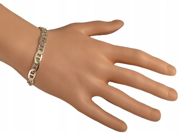 Srebrna Bransoletka GUCCI 8,20 mm Grawer Gratis