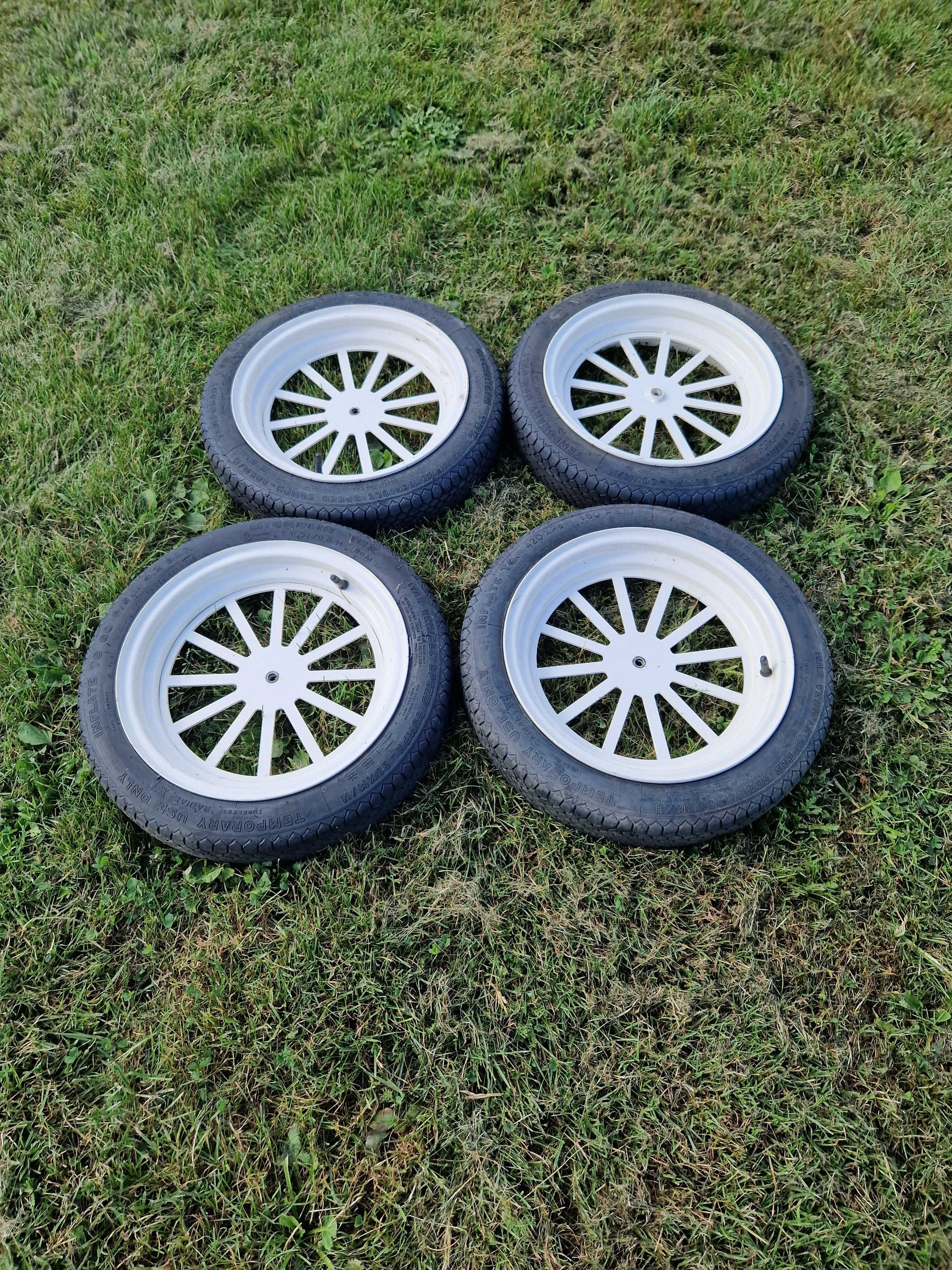 Koło do taczki wózka ozdobne Michelin tex 105/70 r 14 84m