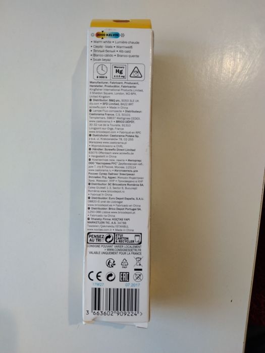 Żarówki G24 d-2 1206 lumenów 18w