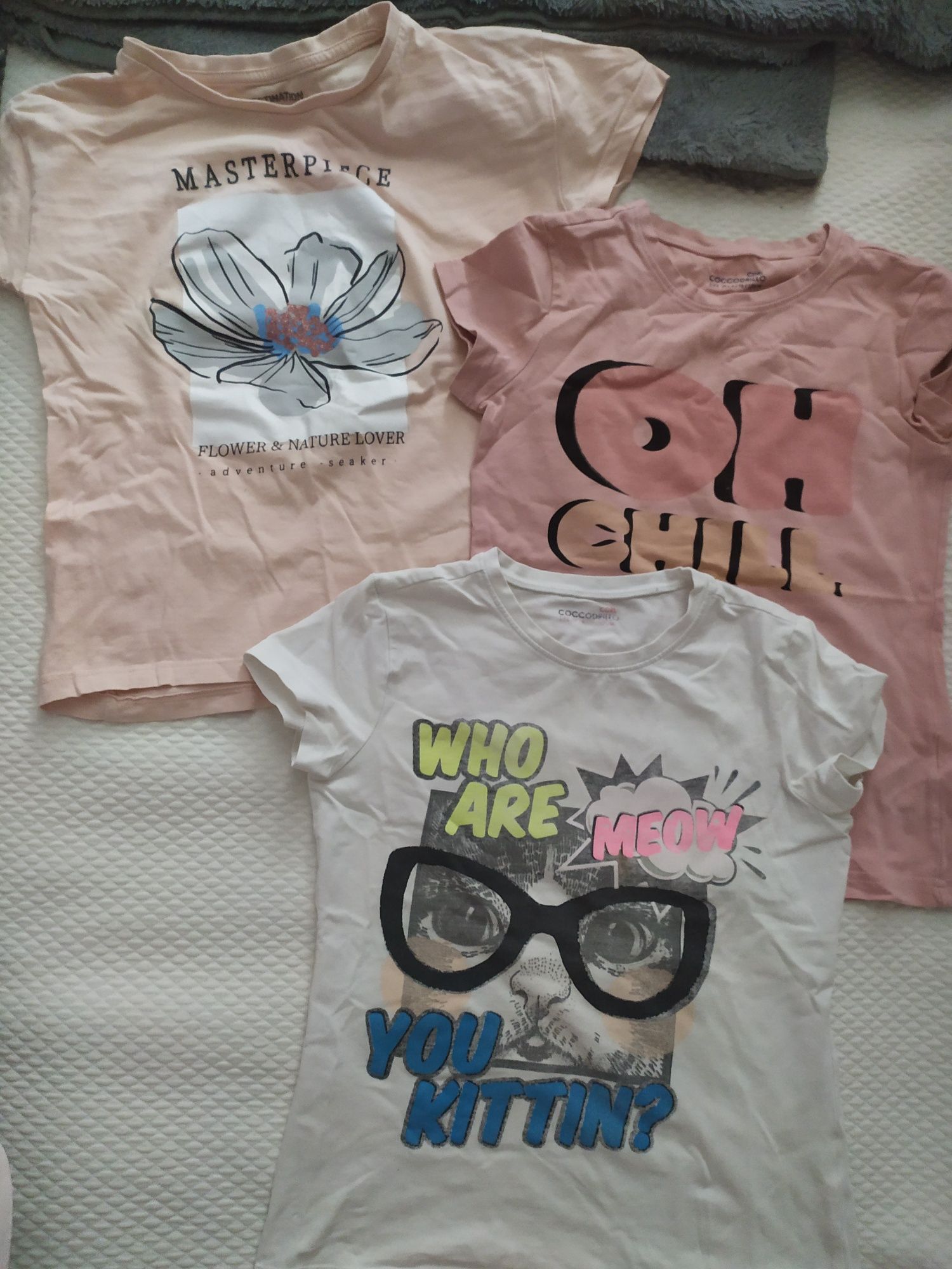 Koszulki dla dziewczynki roz.134