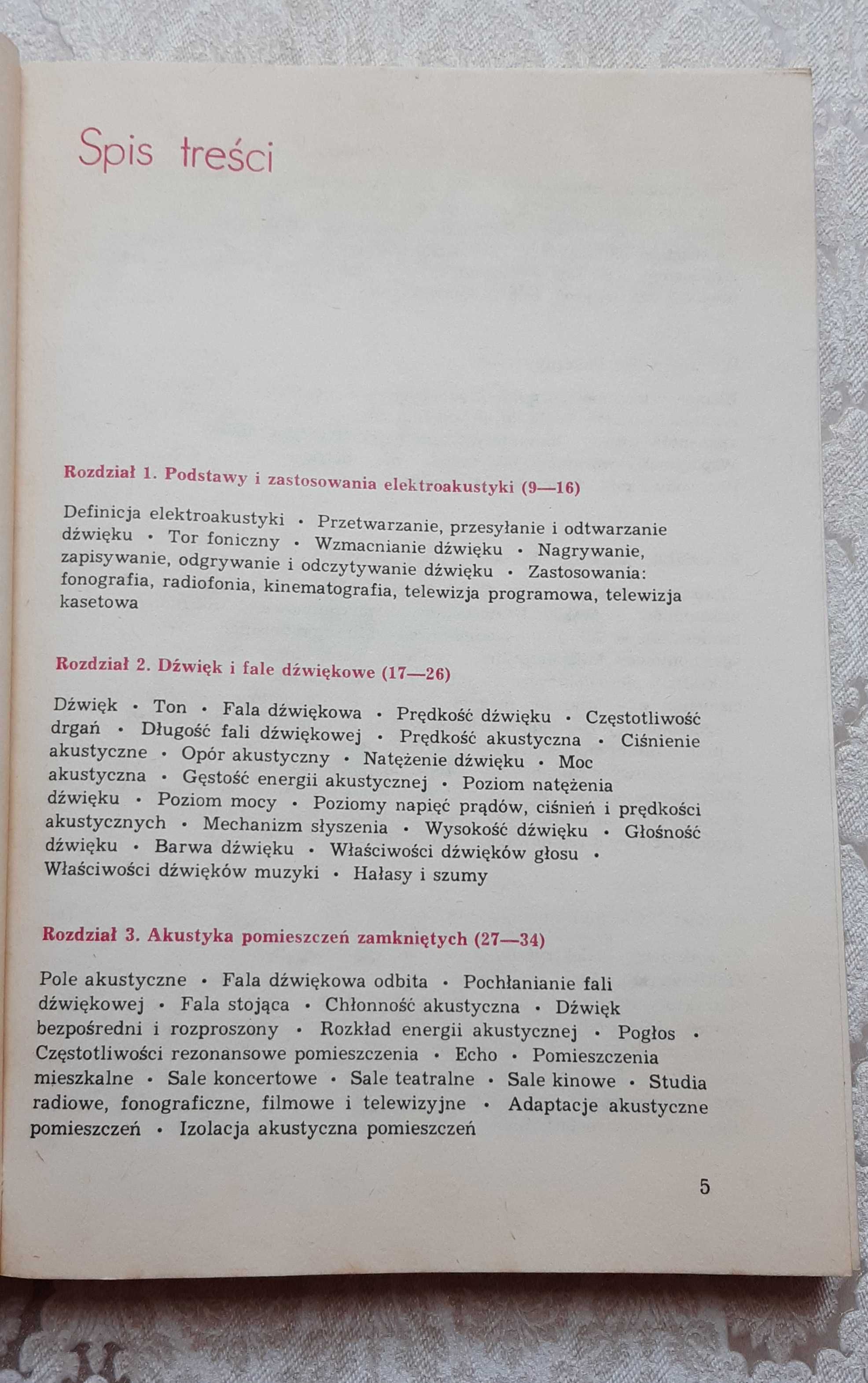 Książka "Elektroakustyka w pytaniach i odpowiedziach" Urbański