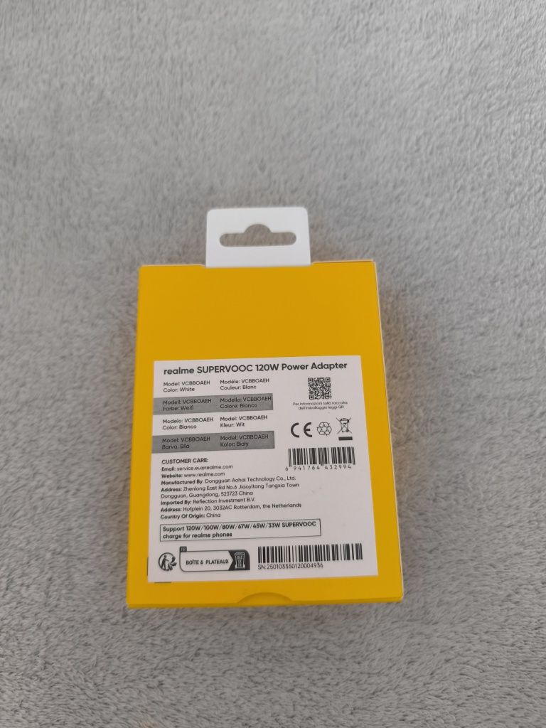 Ładowarka sieciowa Realme 120w