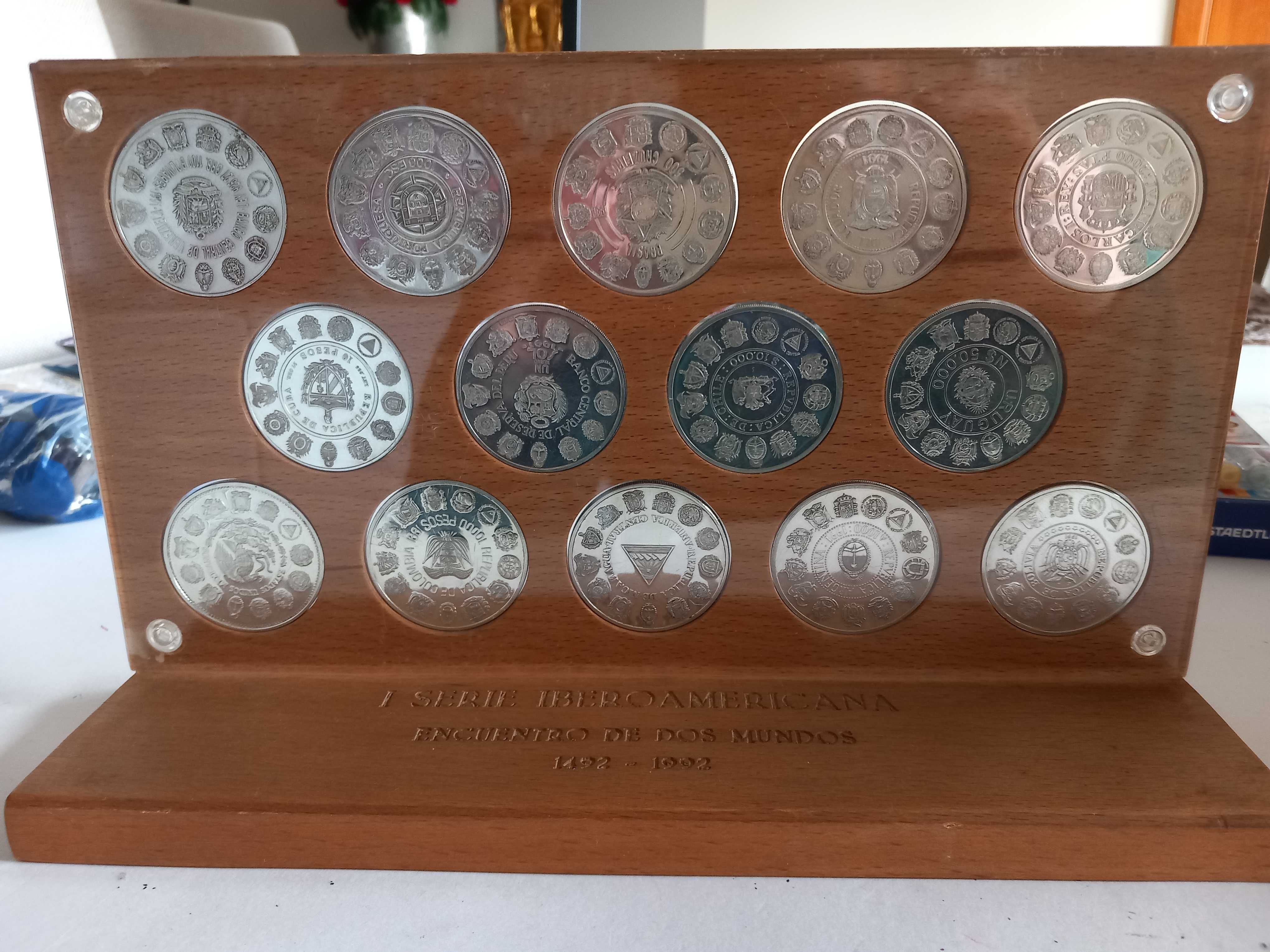 14 Moedas de Prata 1a Série IberoAmericana