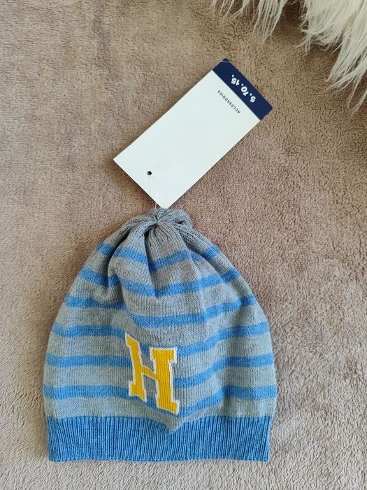 Nowa czapka wiosenna jesienna chłopięca 5.10.15 rozmiar 46/48