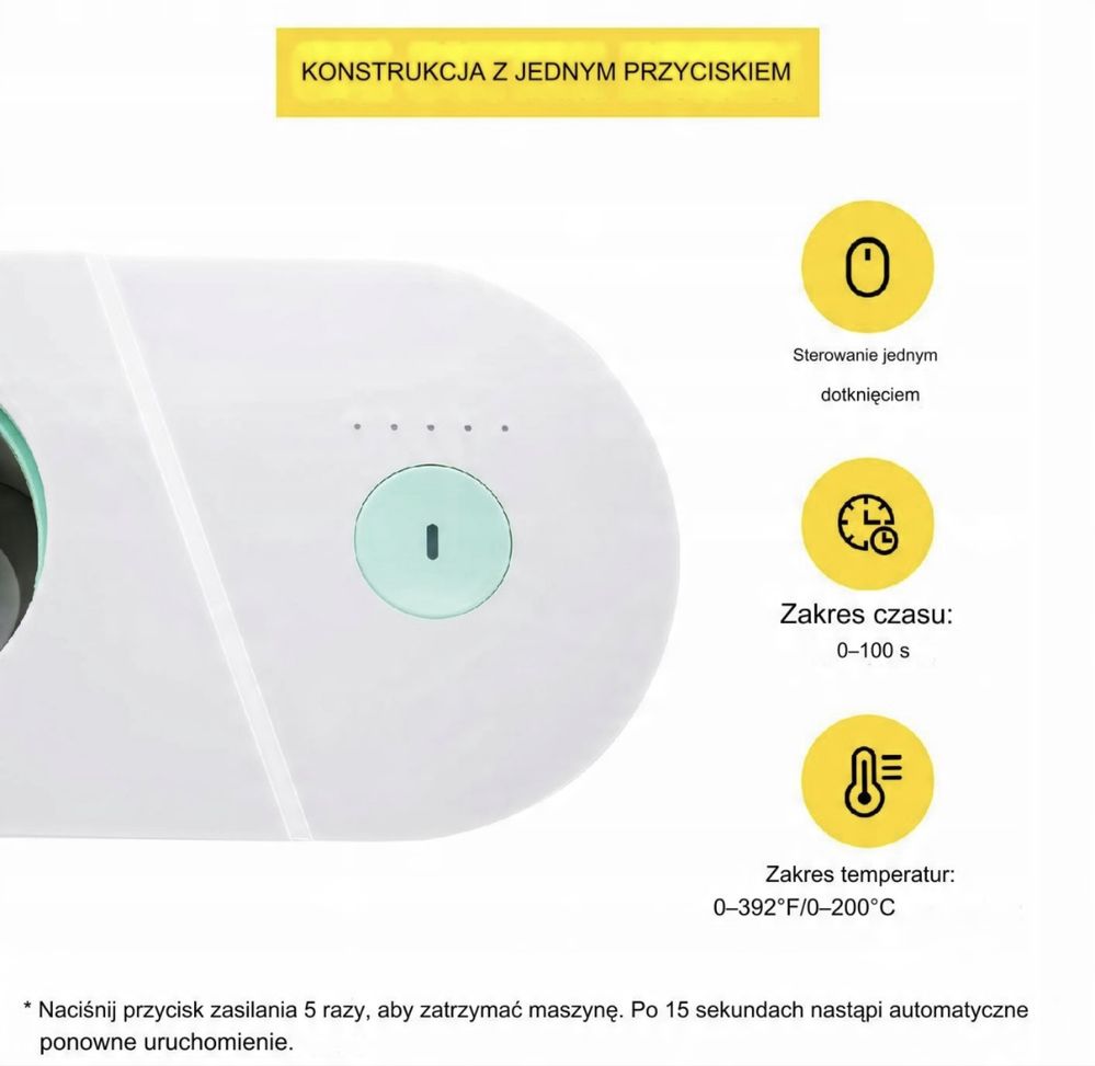 Automatyczna prasa termiczna do kubków