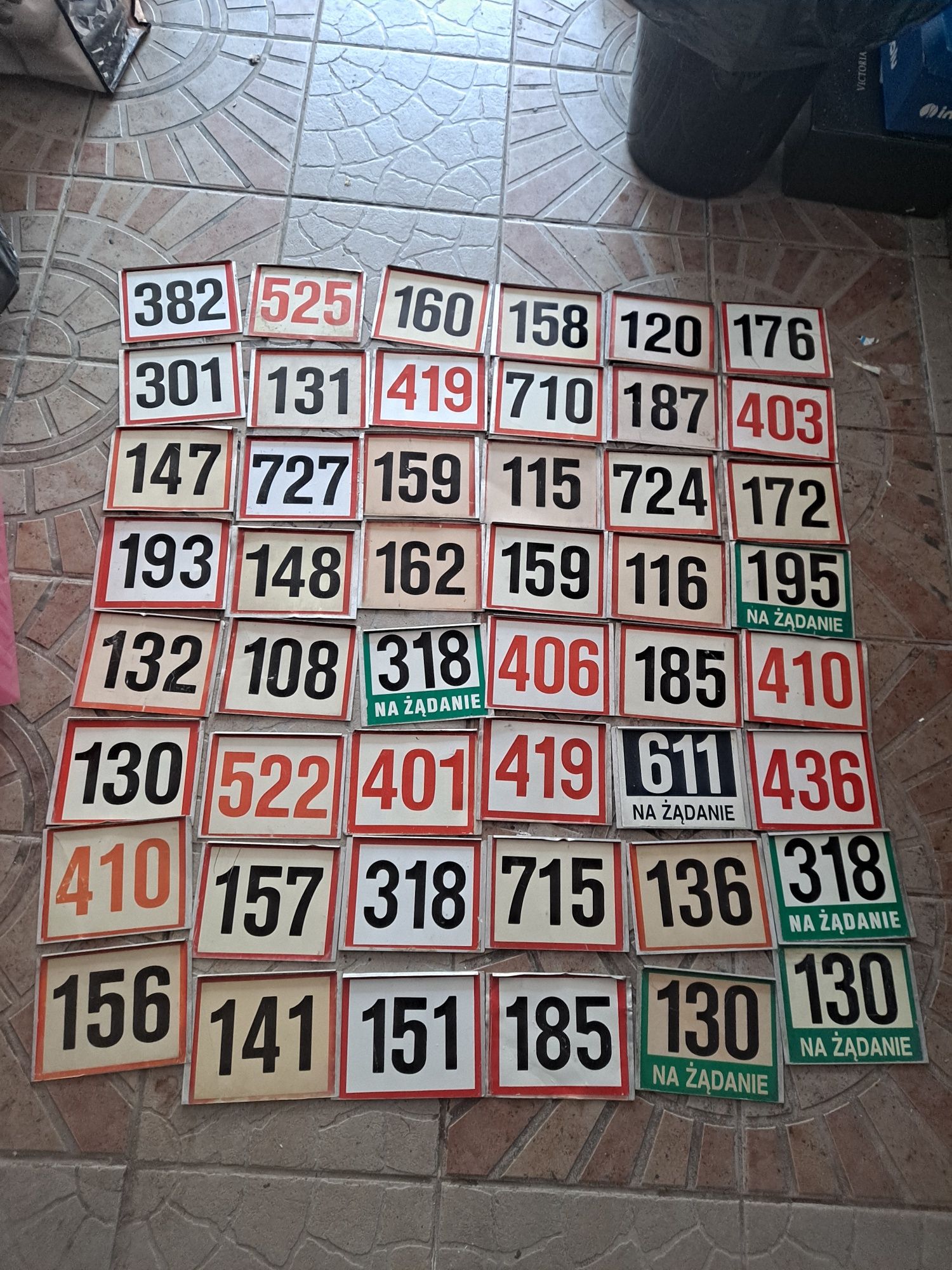 Tabliczki przystankowe ztm