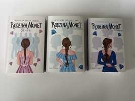 Rodzina Monet zestaw książek nowe