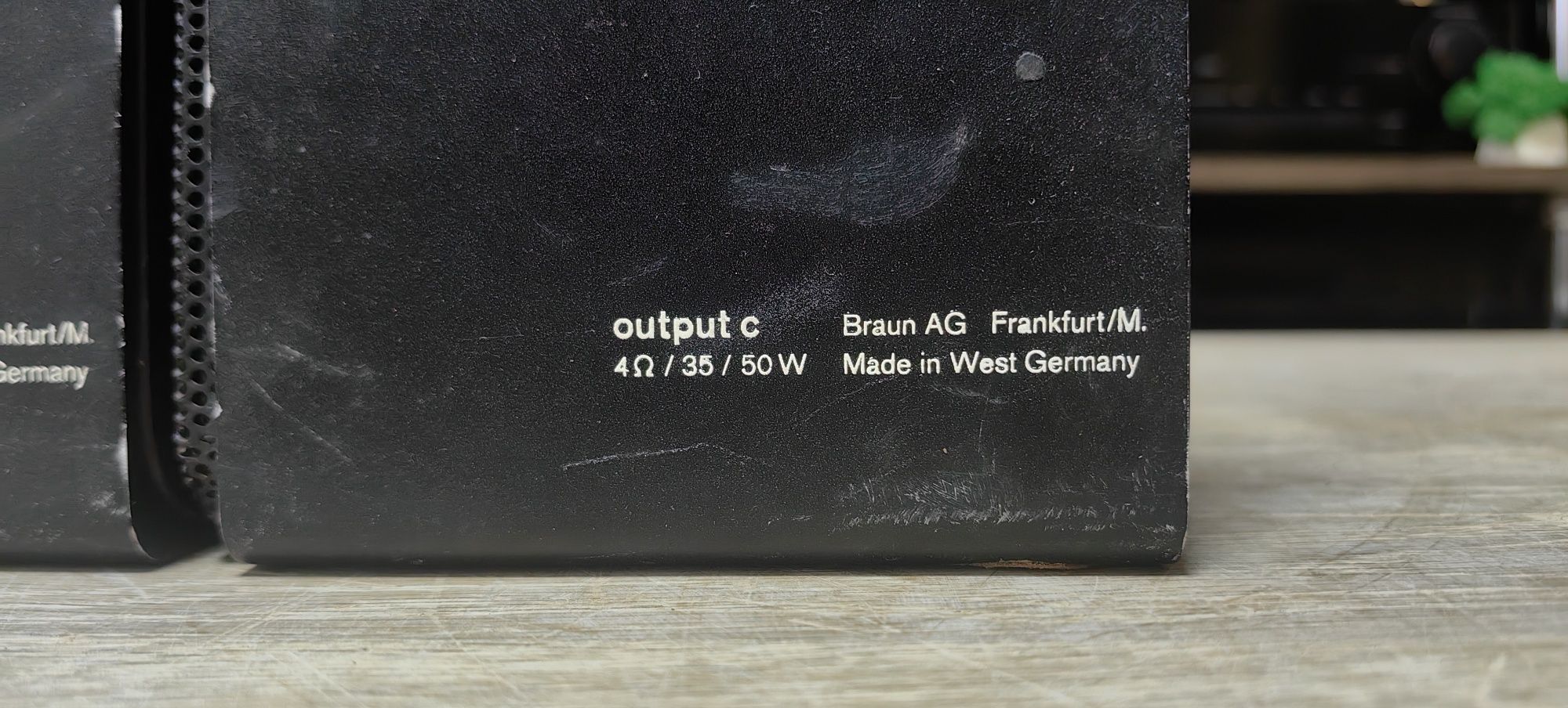 2-х полосна акустика Braun Output C/4Ω