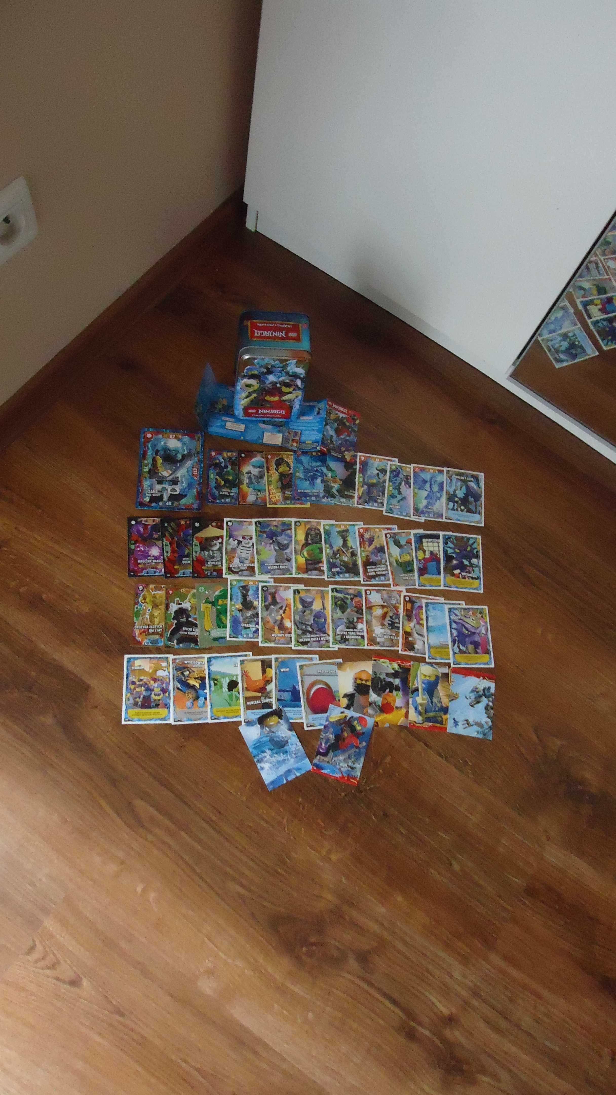 NOWY zest/45zl LEGO NINJAGO Trading Card Game NINJAGO 42 karty+PUSZKA