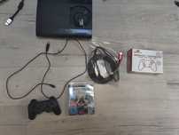 Sony playstation 3 SUPER SLIM HDD 500 GB + Много игр + 2 джойстика.