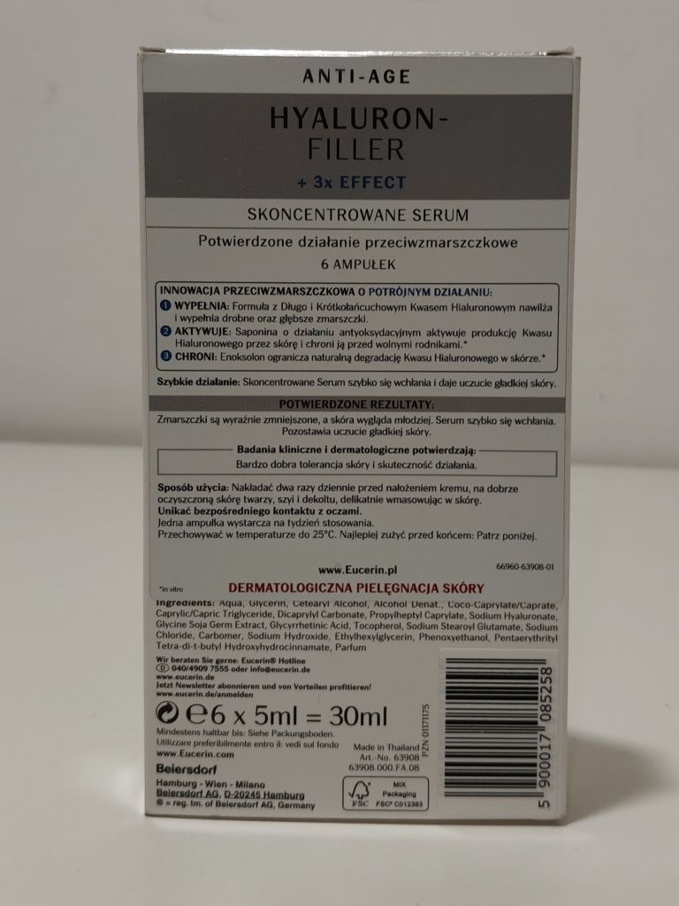 Eucerin serum przeciwzmarszczkowe