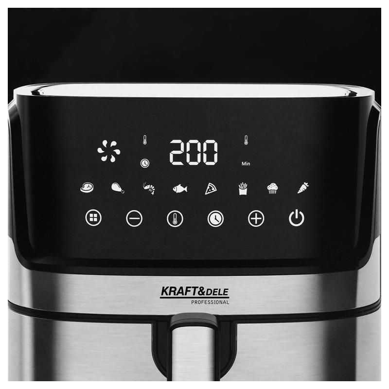 AIRFRYER Frytkownica beztłuszczowa 8L KRAFT&DELE 1850W KD4101
