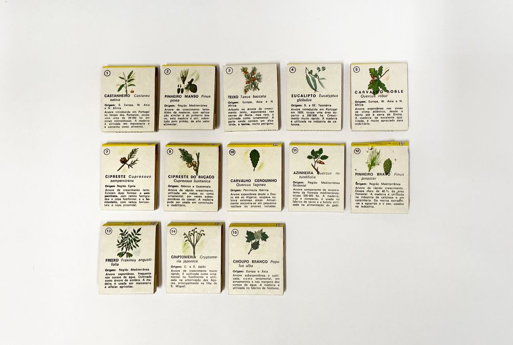 Carteiras de Fósforos (Árvores Autóctones em Portugal)