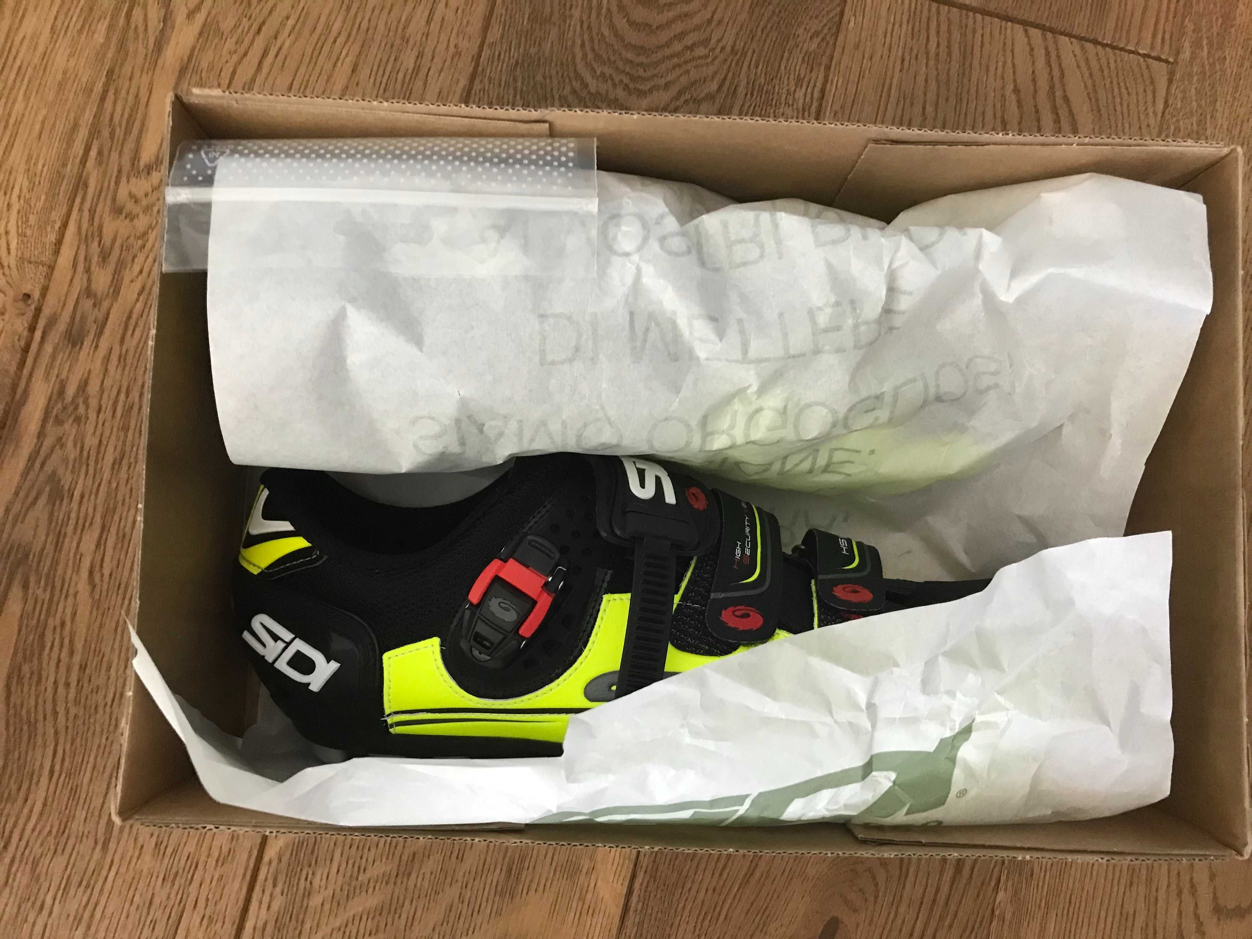 Buty rowerowe męskie SIDI Scarpe MTB Eagle7 black yellow black rozm 47