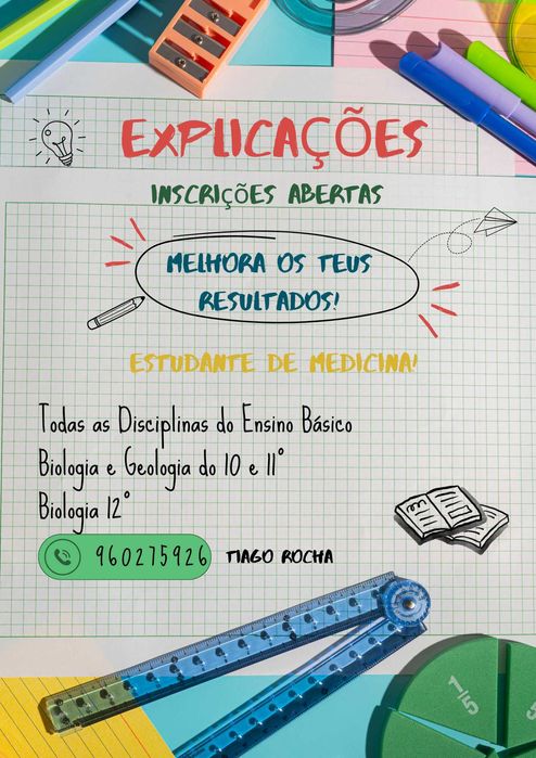 Explicações Ensino Básico e Secundário