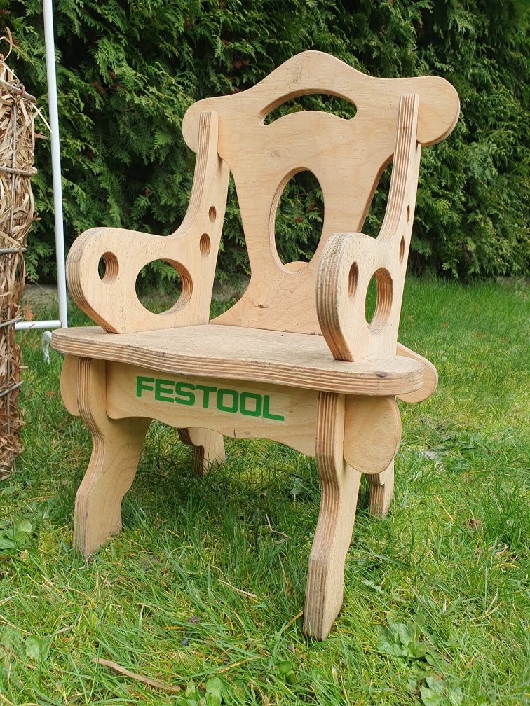 Krzesełko drewniane dla dziecka Festool estool