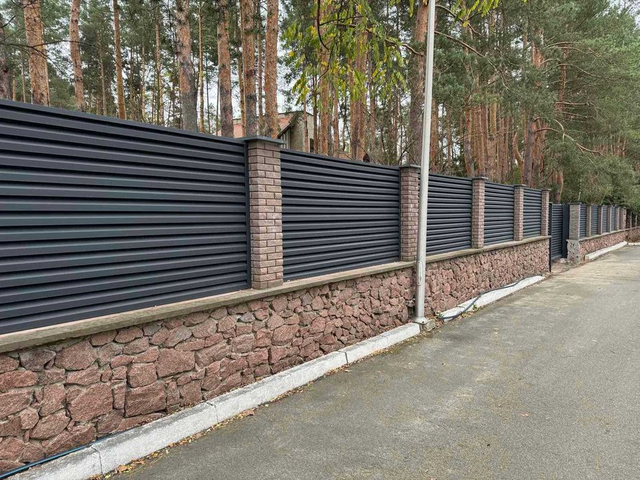 Паркан жалюзі, ранчо, штахетник від Бердичівського заводу виробника
