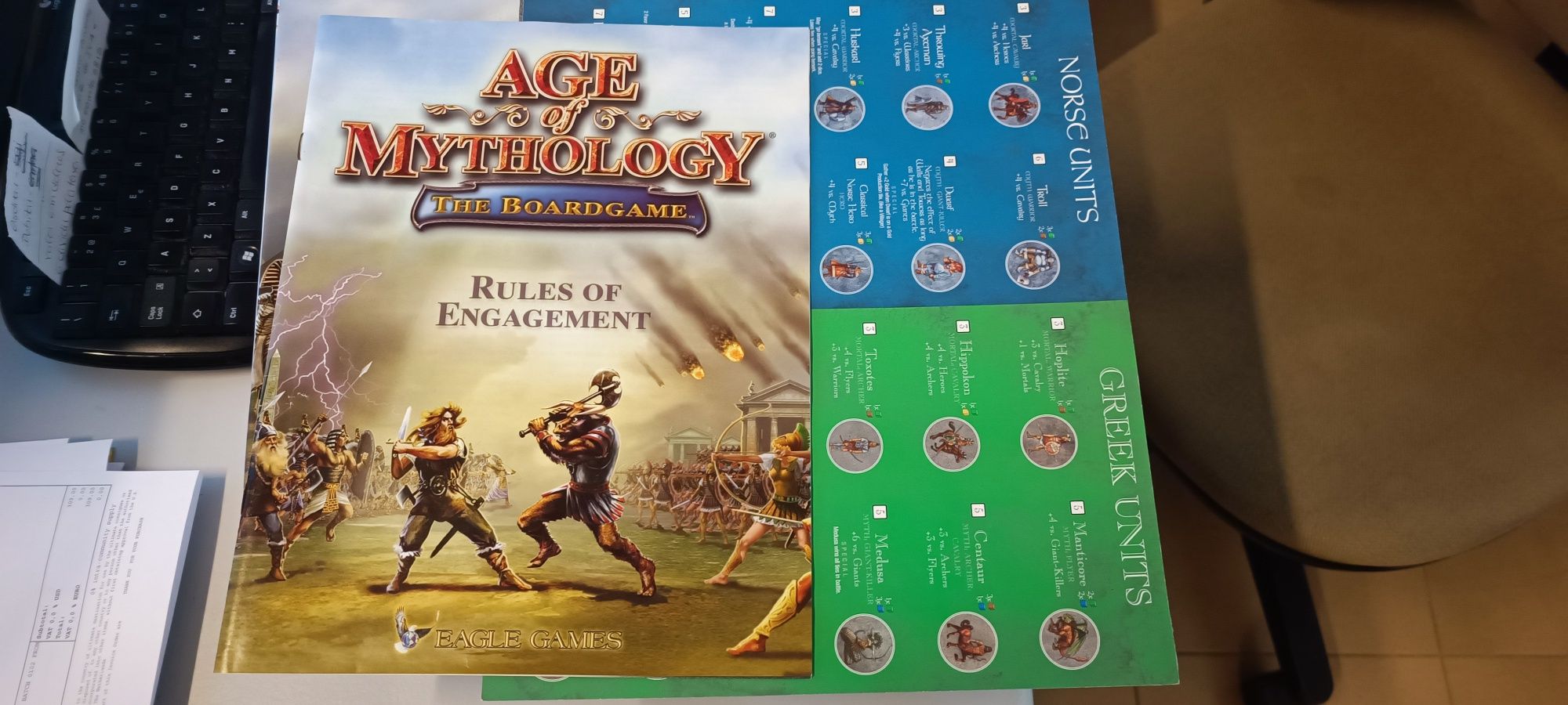 Age of Mythologe The Boardgame - Edição 2003