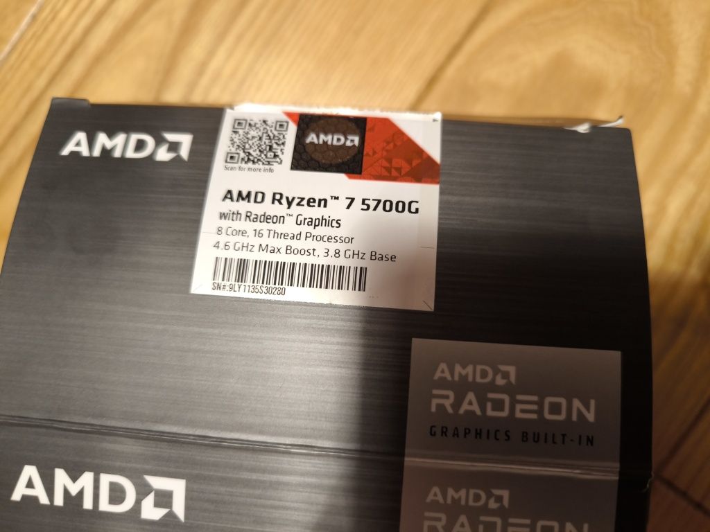 Wentylator ryzen 7 AMD procesora