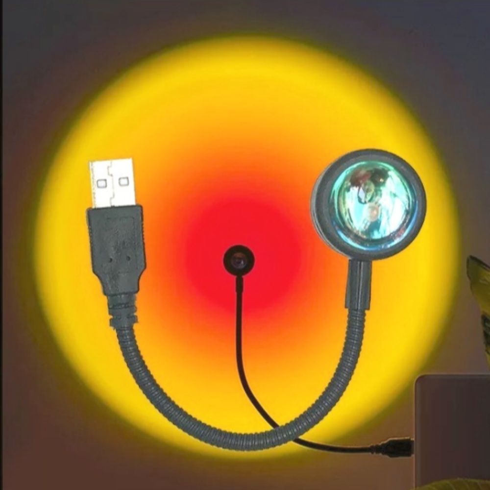 Lampa Led zachód słońca super klimat do sypialni czy salonu USB