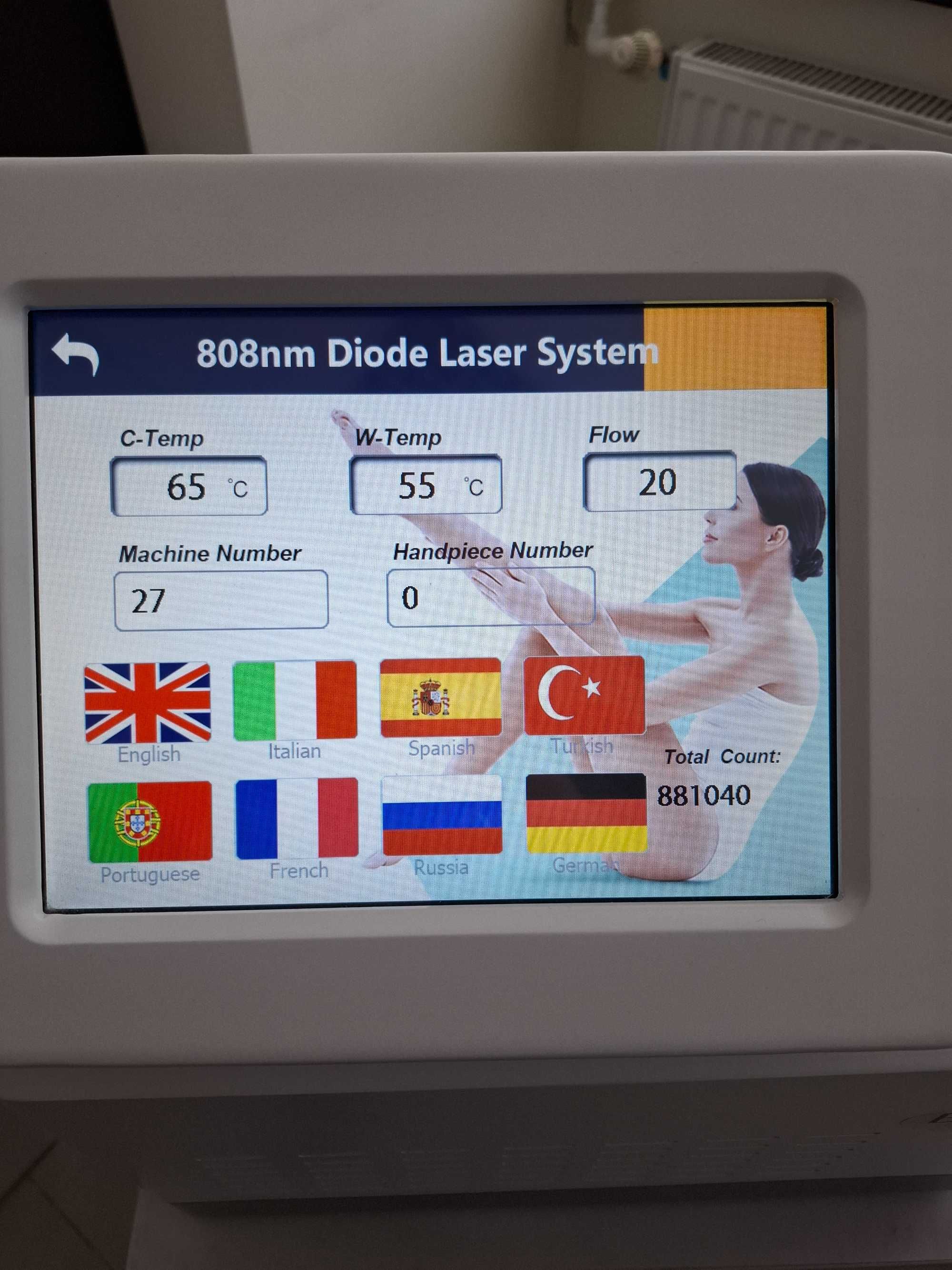 Laser diodowy 808 do depilacji i fotoodmładzania, dostawa i szkolenie