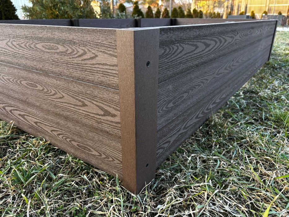 Warzywnik kompozytowy podwyższona grządka skrzynia zielnik donica