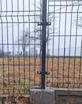 Słupek ogrodzeniowy 60x40 H 2,60 szary zielony grafit