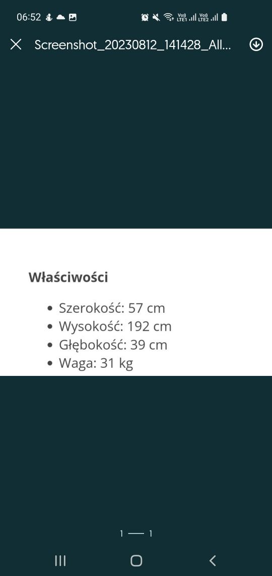 Regał na książki BRW