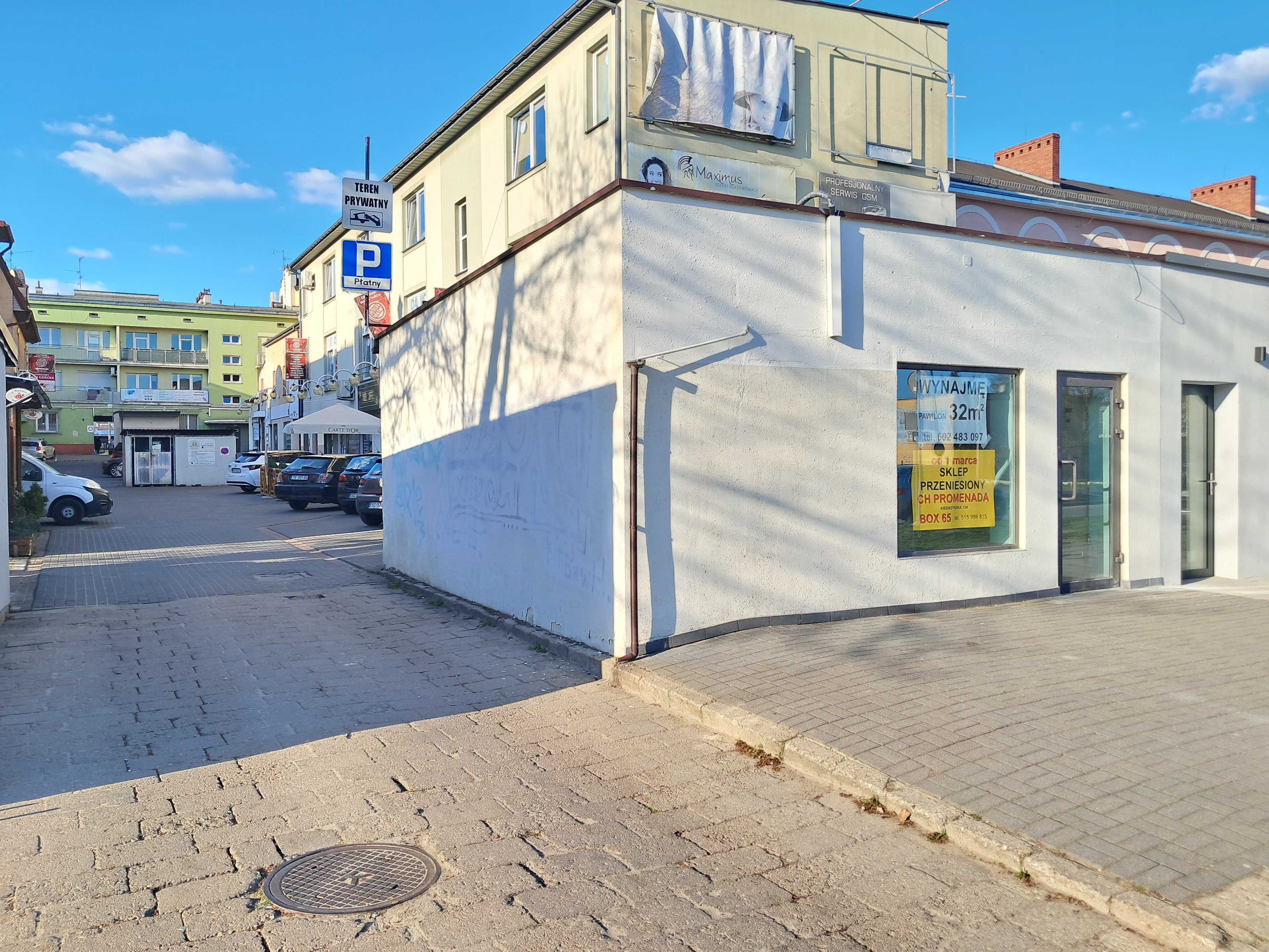 Wynajmę pawilon 32 m, w centrum, w podwórzu Al. NMP 21